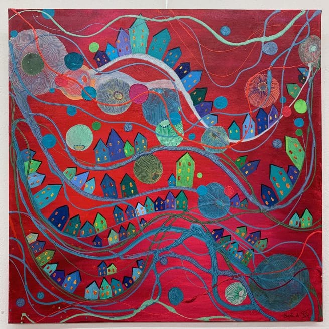 Comptine : Format 80x80 . Juin 2019